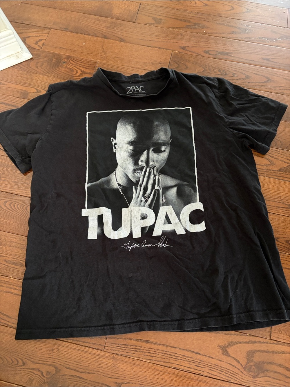 Black Graphic Tee - Tupac
